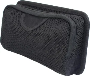 Tactical Mesh Zipper Pouch, Modular Insert Panel Organizer EDC Utility Storage Pocket with Hook-N-Loop Fasteners for Backpack Bag Accessories