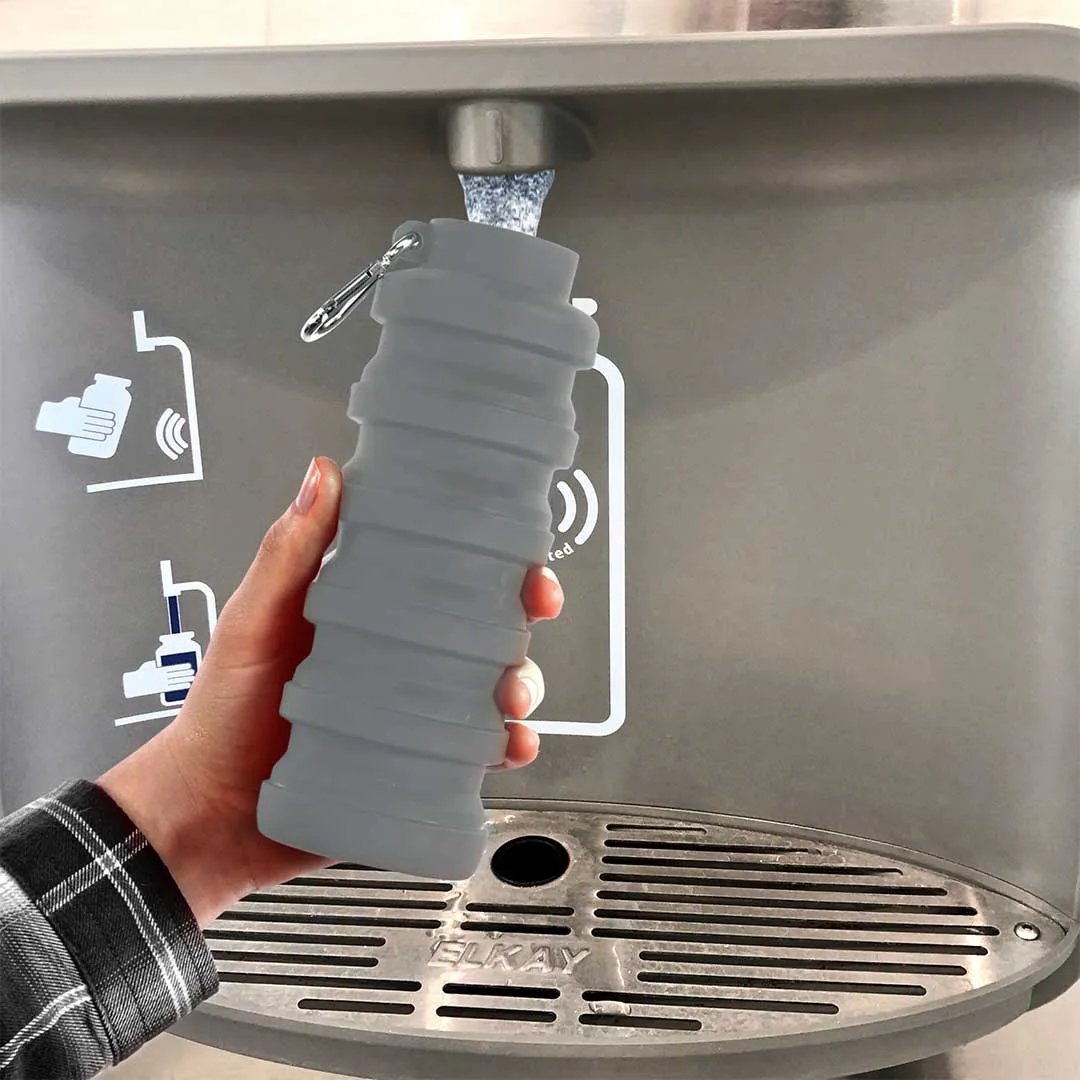 Talus Collapsible Bottle - Gray