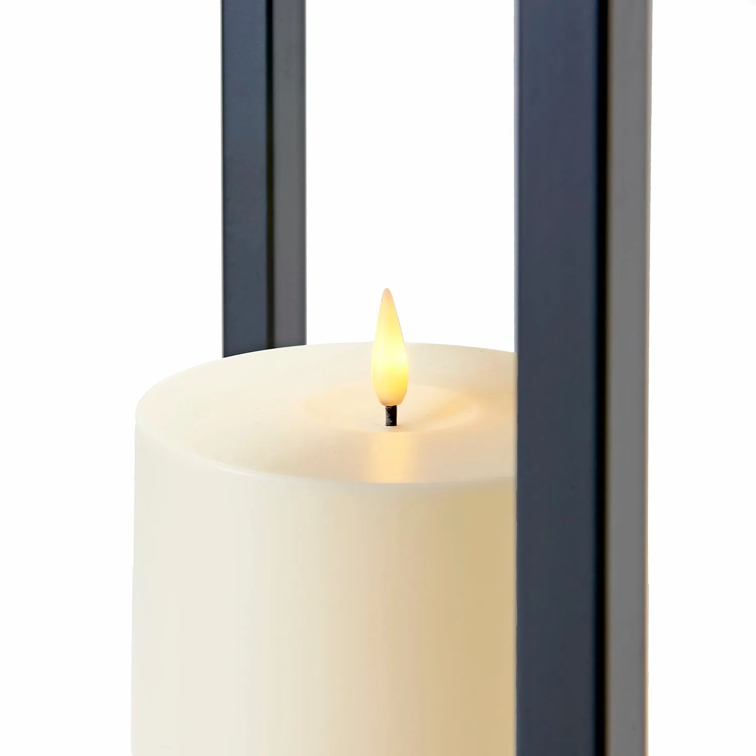 Tanner Solar Flameless Lantern, Large