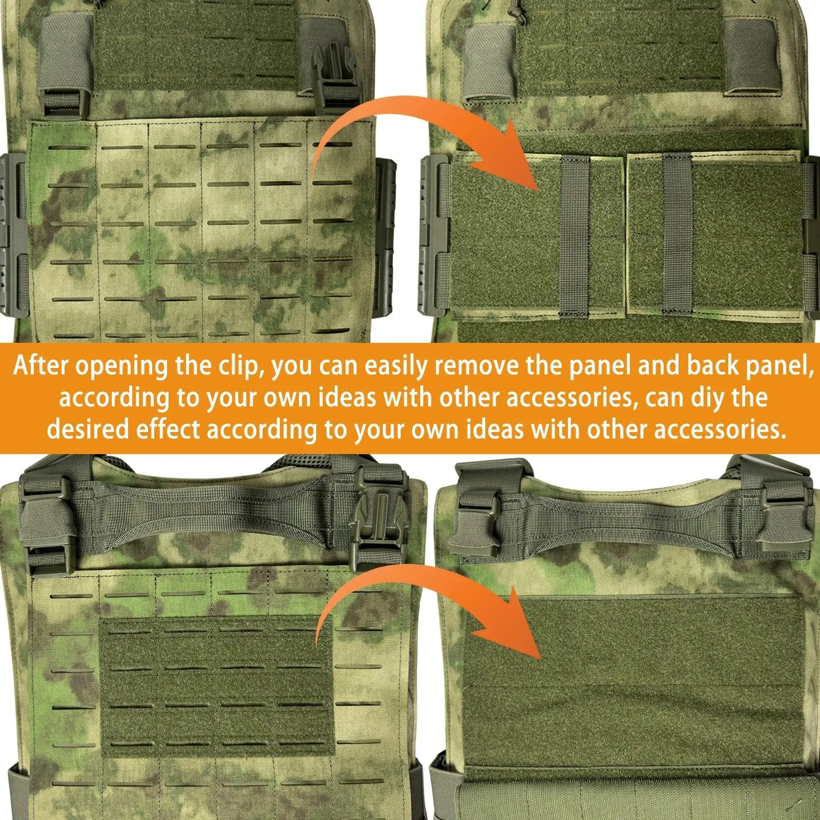 Tear-resistant, Lightweight Modular Tactical Vest – Outdoor Protection Gear
