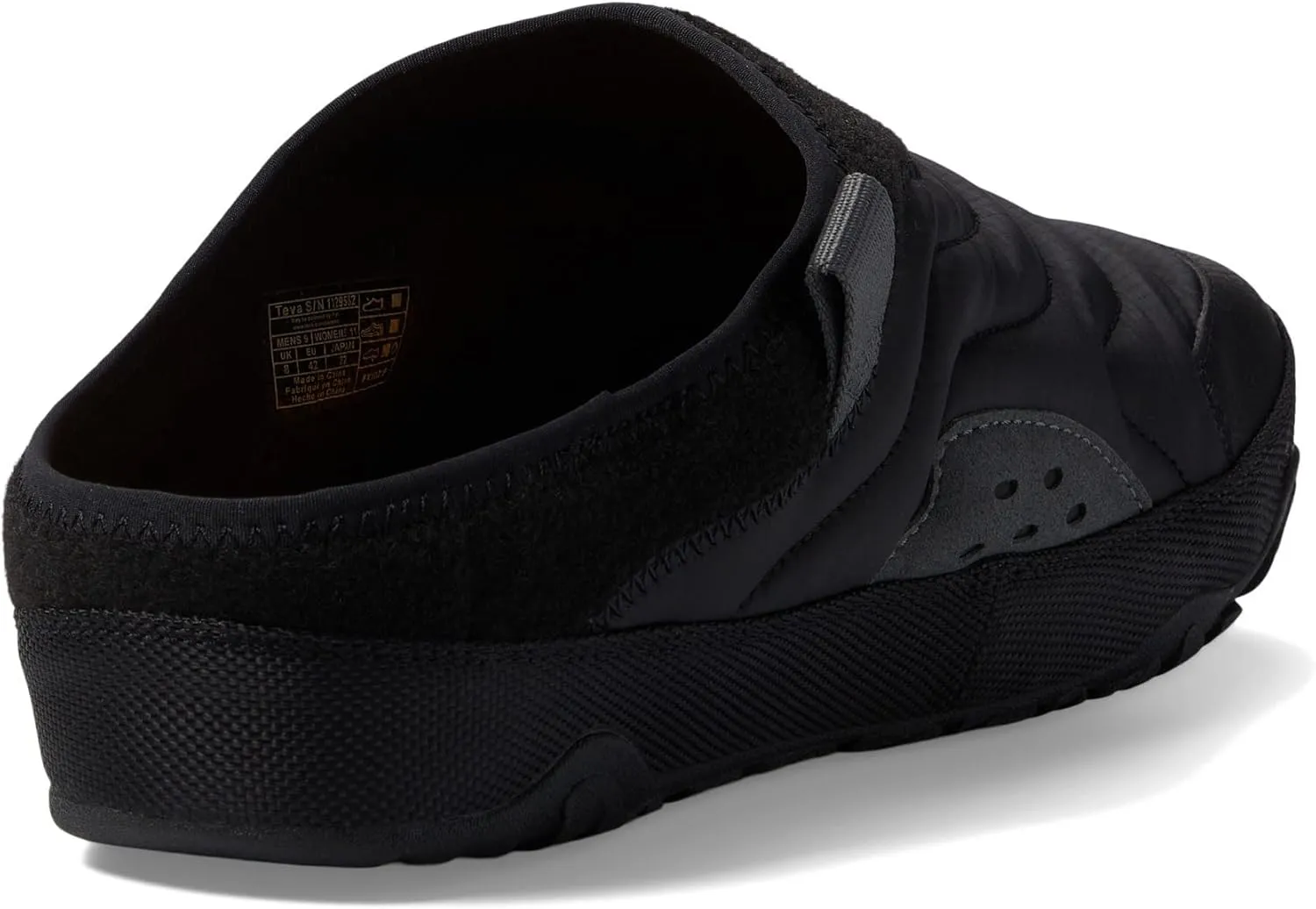 Teva Women's ReEmber Terrain All Season Breathable Lightweight Casual Solid Outdoor Clogs Slipper - Black - One Size