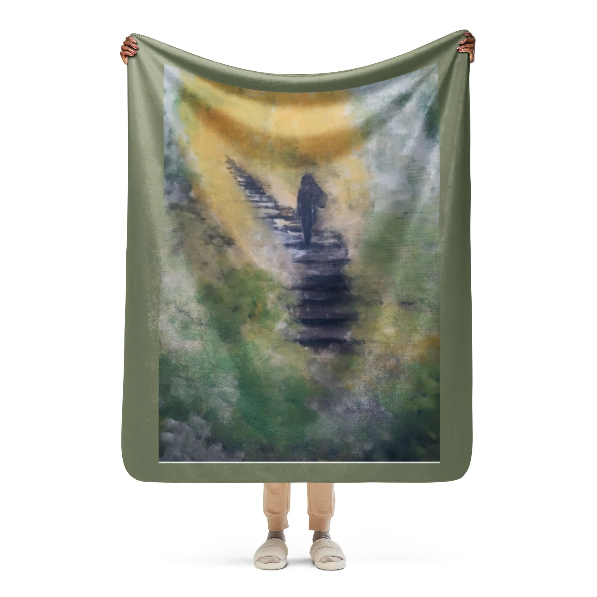 THE JOURNEY Sherpa Blanket