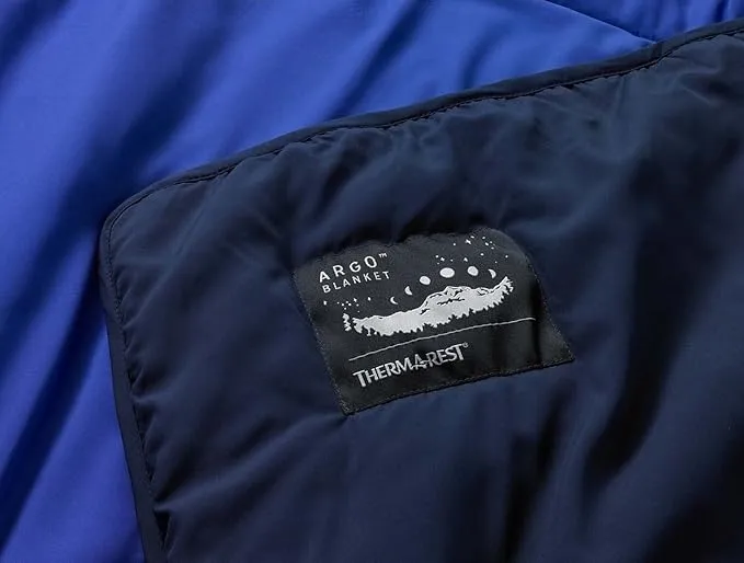 Therm-a-Rest Argo Insulated Camping and Backpacking Blanket, Outerspace Blue