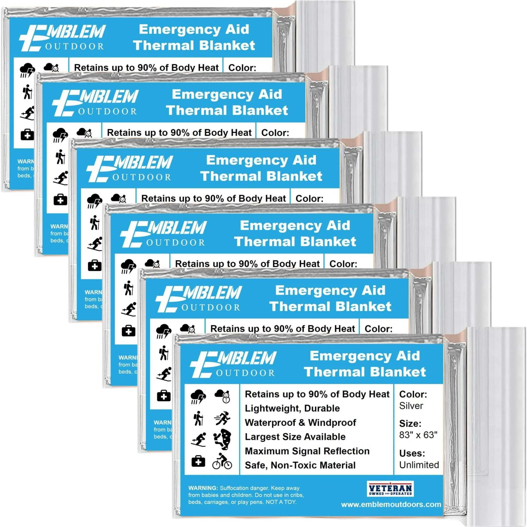 Thermal Emergency Blanket for Survival