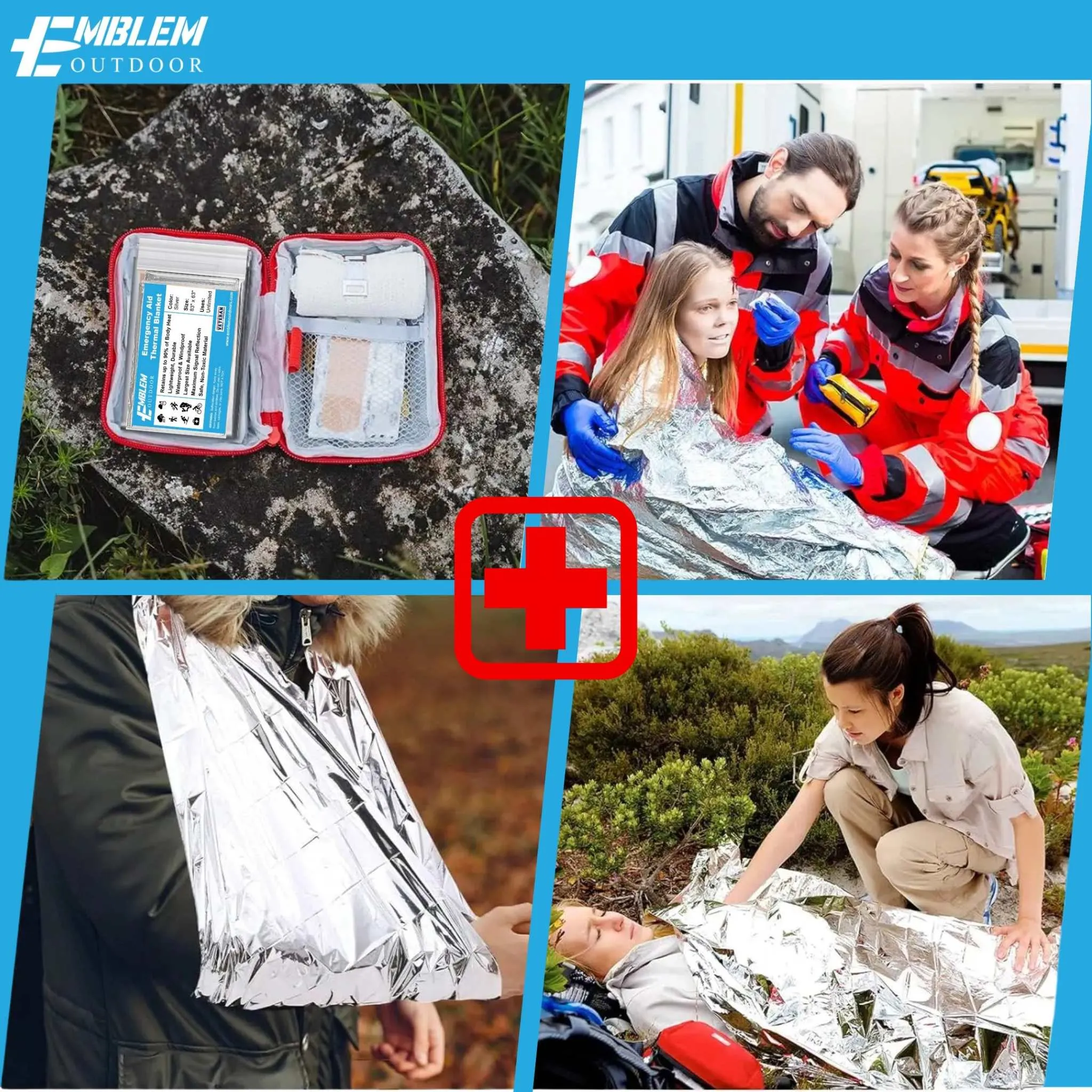 Thermal Emergency Blanket for Survival