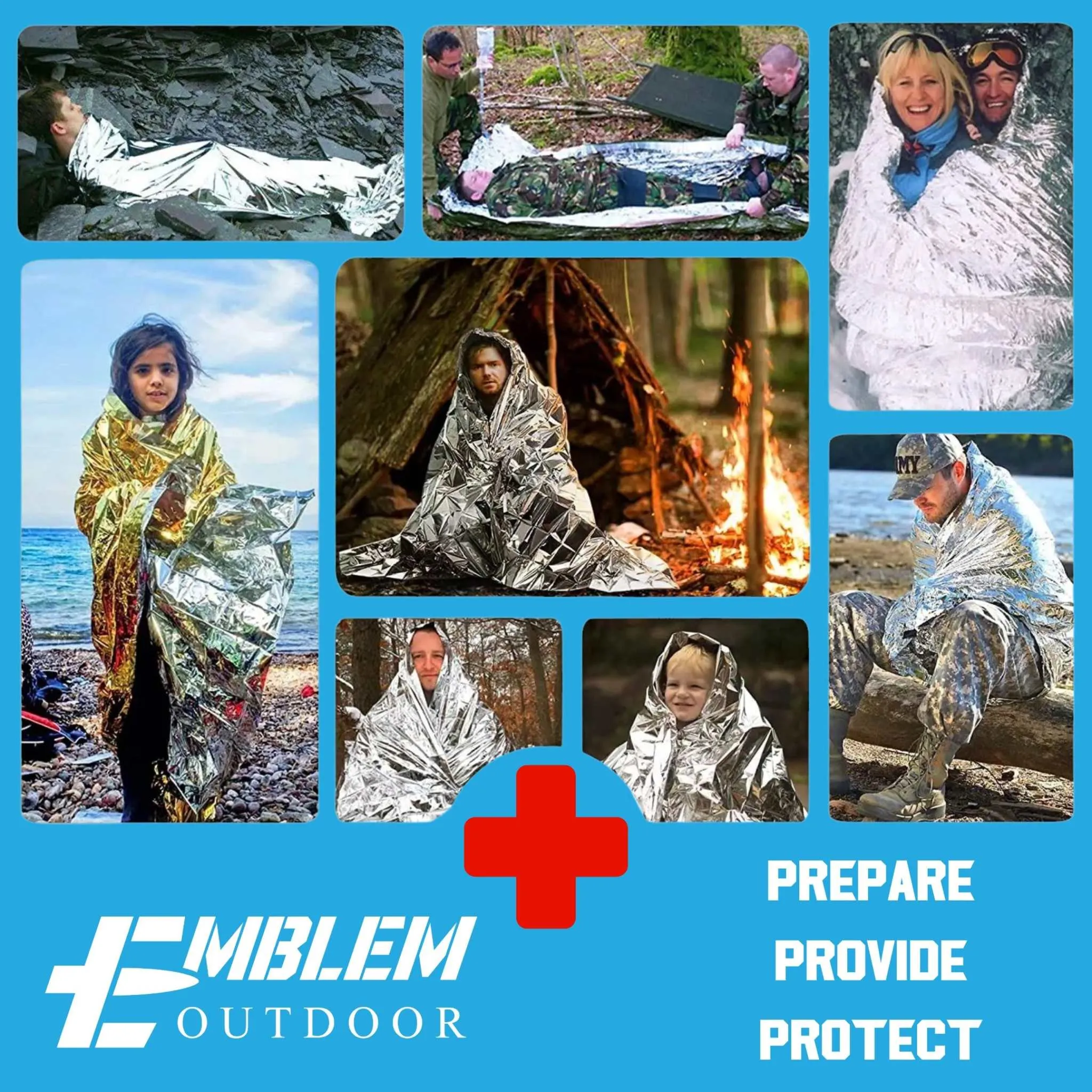 Thermal Emergency Blanket for Survival