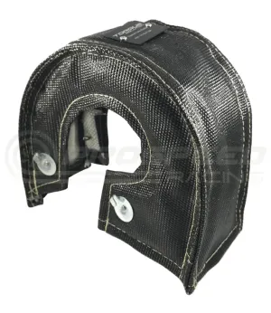 Torque Solution Thermal Turbo Blanket (Black): Fits T4 GT35 GT37 GT40 GT45 GT47 GT55