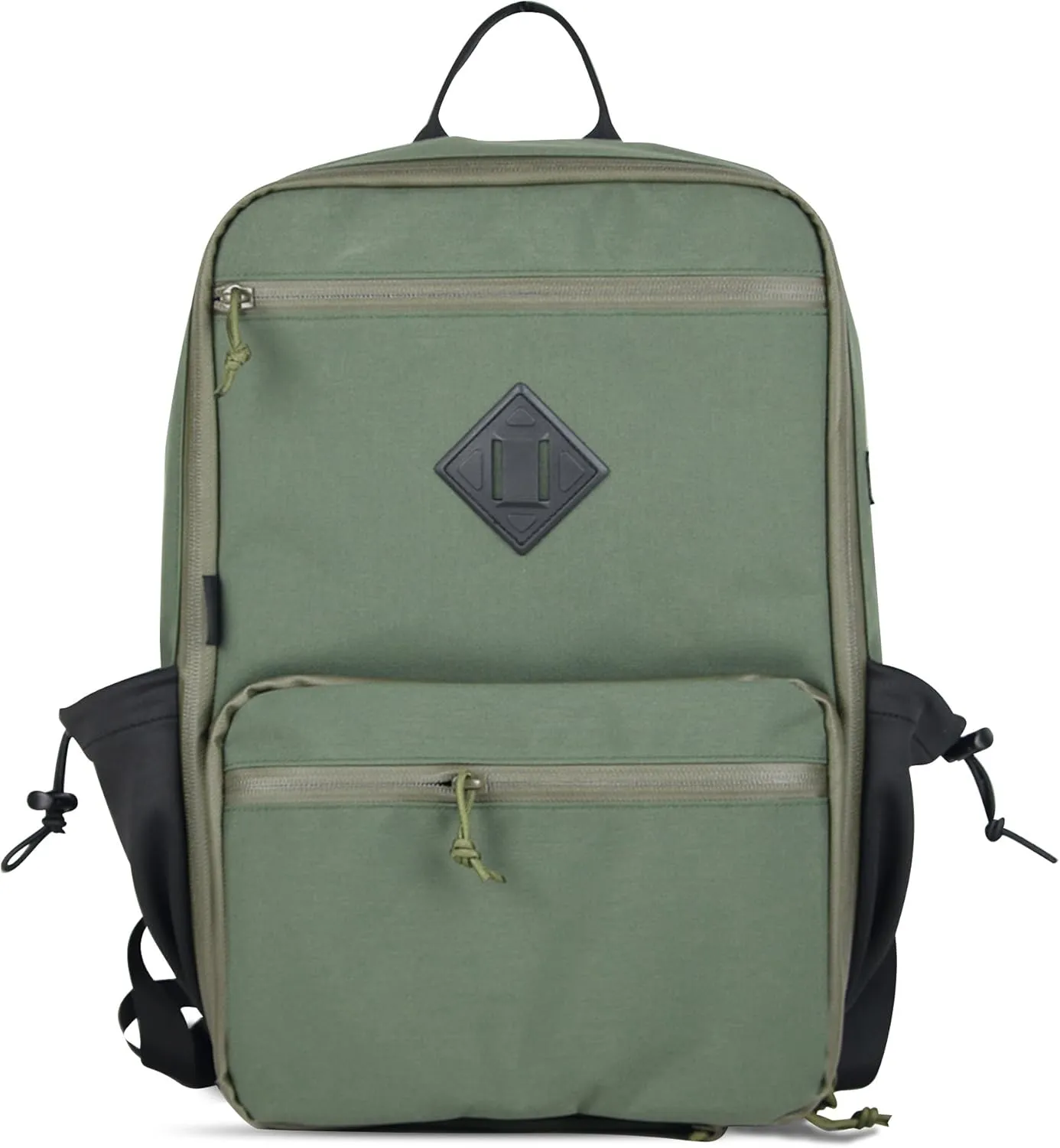 Trademark Supply Mark V Minimalist Modular Backpack, Expandable Travel Backpack for Work or Travel. (Green)