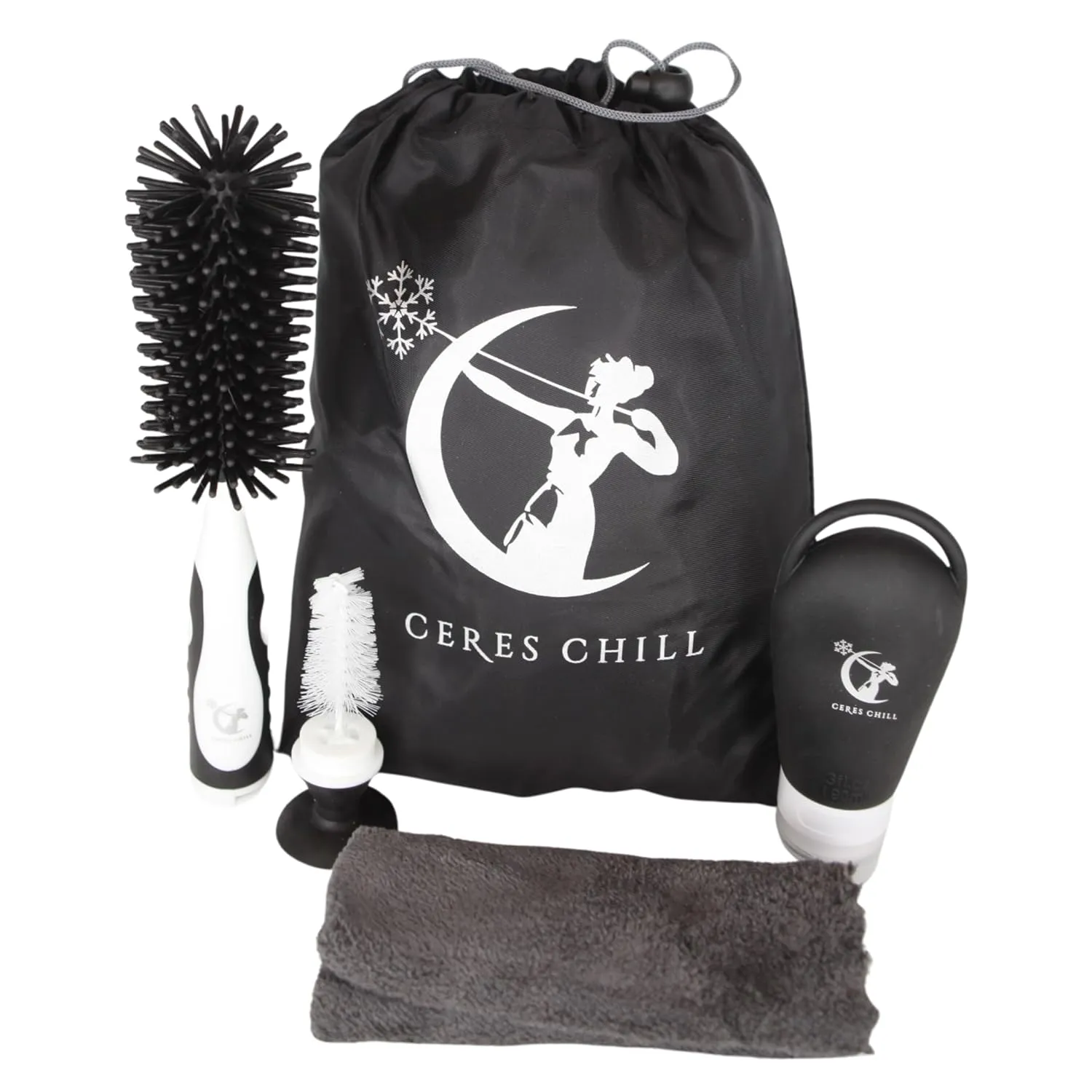 Travel Washbasin Bag by CERES CHILL - Disinfect Your Flanges, Chiller Parts, Bottles and More On-The-Go