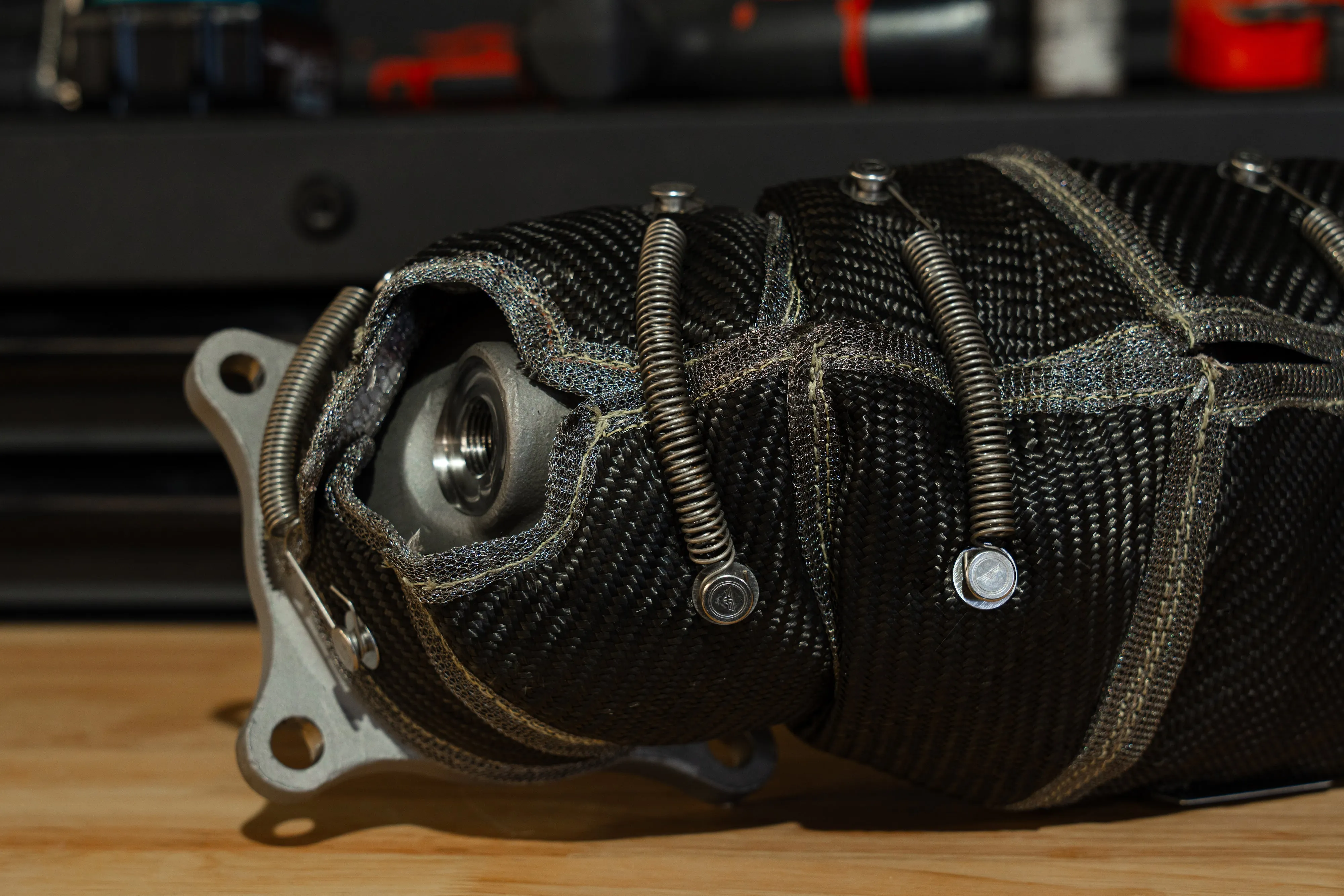 TSP x PTP Form Fitting Lava Downpipe Blanket for 2017  Honda/Acura - TSP HEDP - FK8 Accord TLX RDX