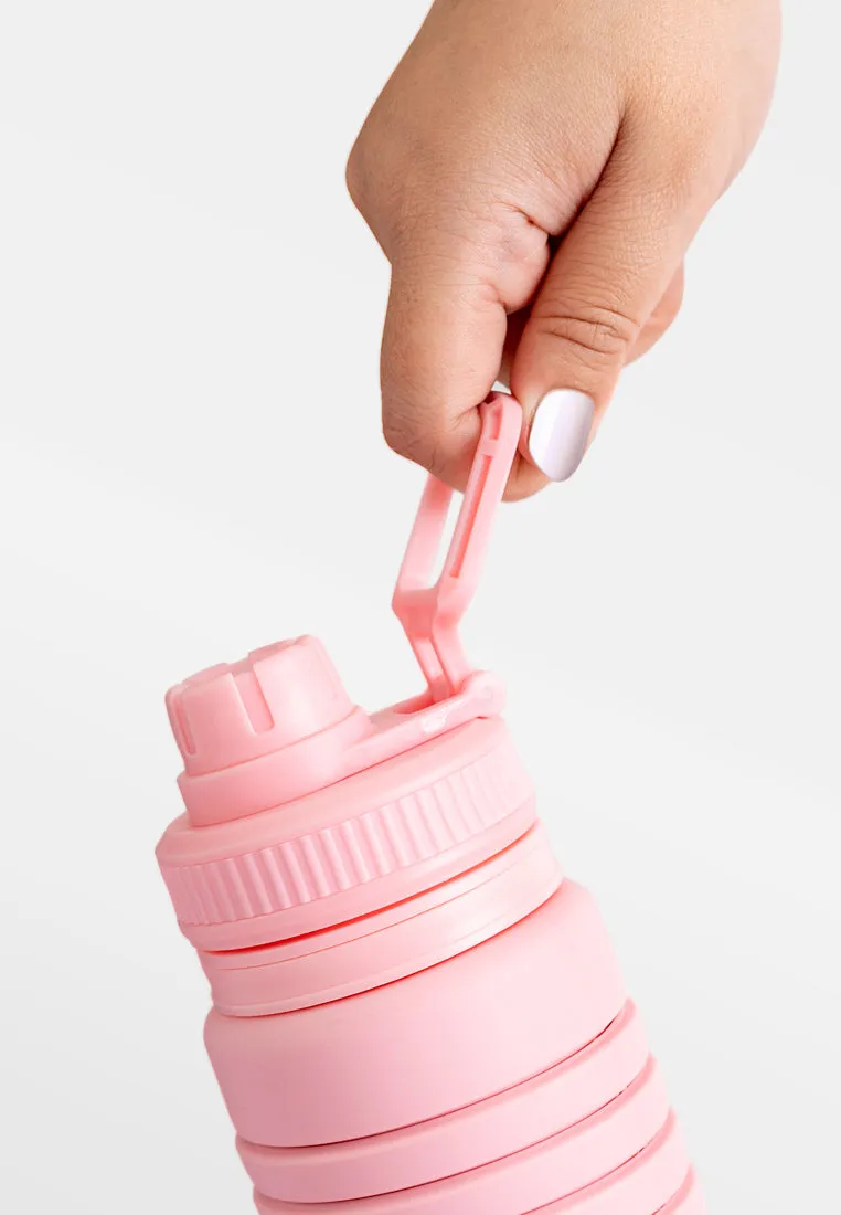 Tumbler Mis Claire Pink Collapsible Drinking Bottle