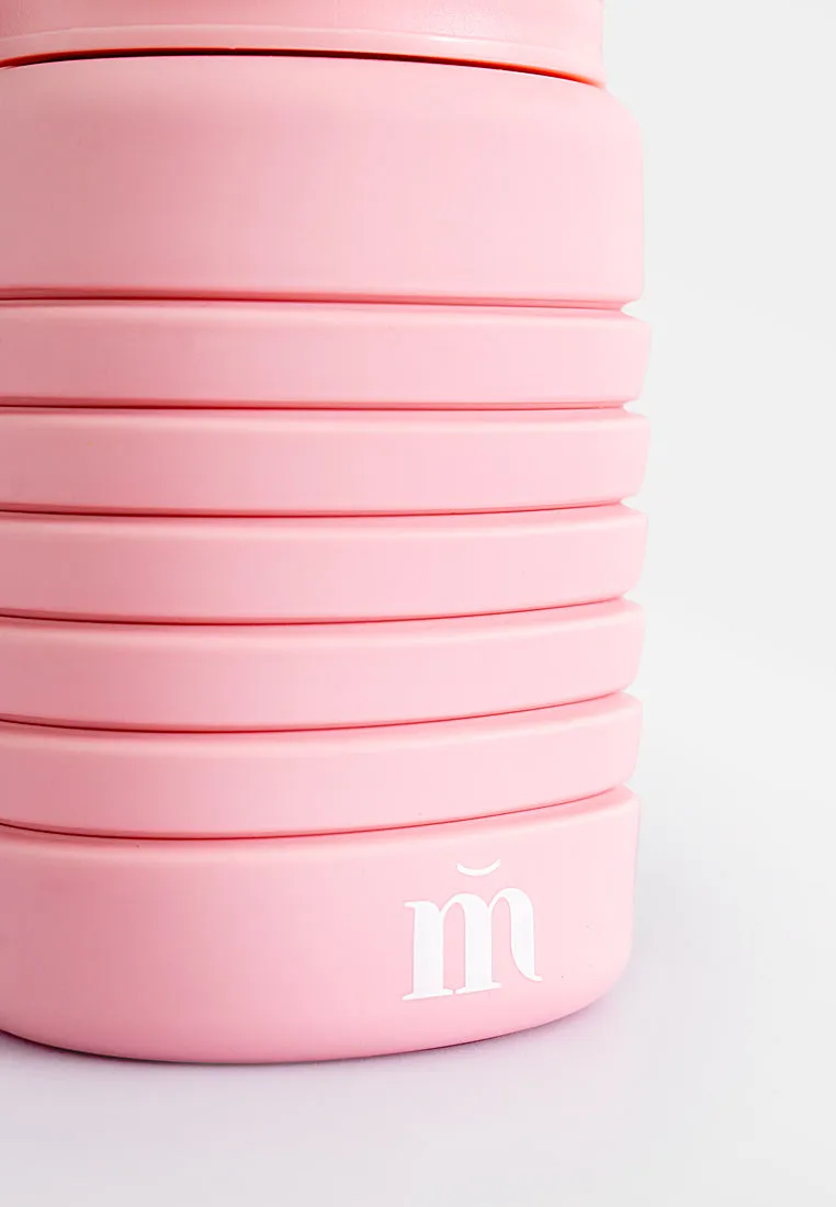Tumbler Mis Claire Pink Collapsible Drinking Bottle