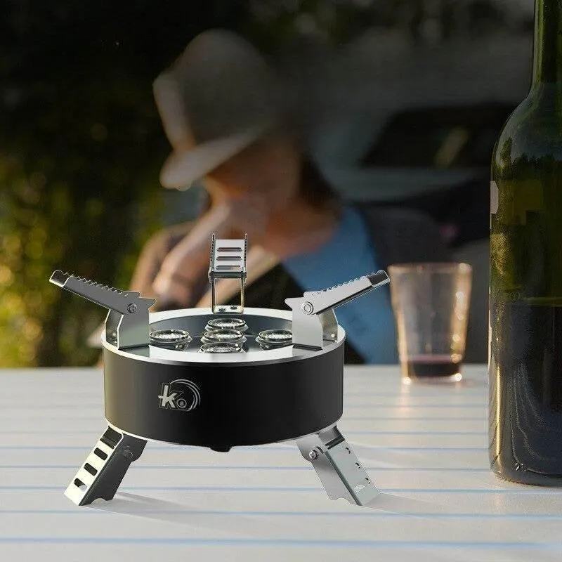 Ultralight Portable Windproof Gas Stove - Foldable Camping Cooker