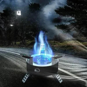 Ultralight Portable Windproof Gas Stove - Foldable Camping Cooker