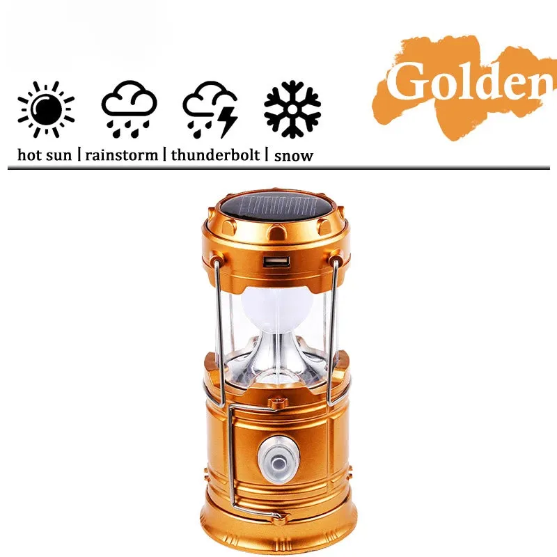 USB Rechargeable Camping Lantern - Waterproof LED Flashlight Camping Light