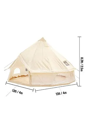VEVOR Ultimate 4-Season Canvas Bell Pop Up Tent