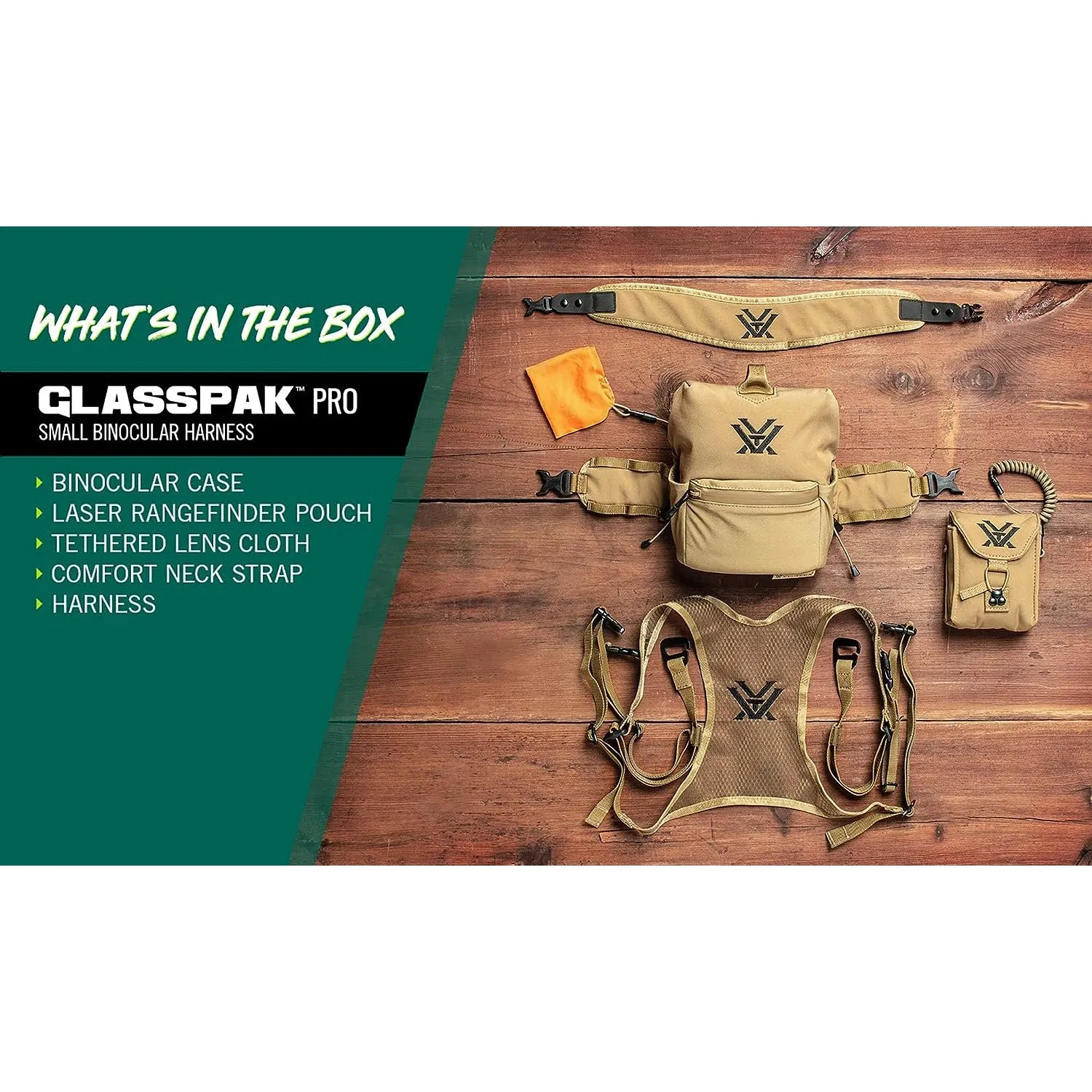 Vortex Optics GlassPak Pro Binocular Harness Large (P600-L)