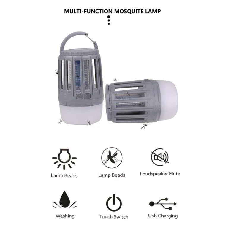 Waterproof Bug Zapper with Rechargeable Battery