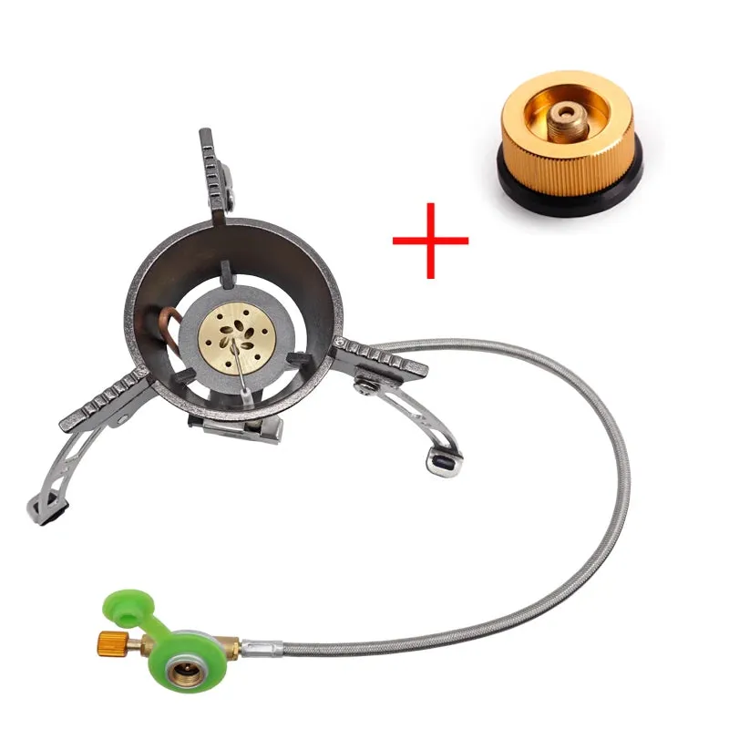 Whirlwind Firepower Camp Gas Stove Outdoor Windproof Burners Picnic Cooker Camping Equipment