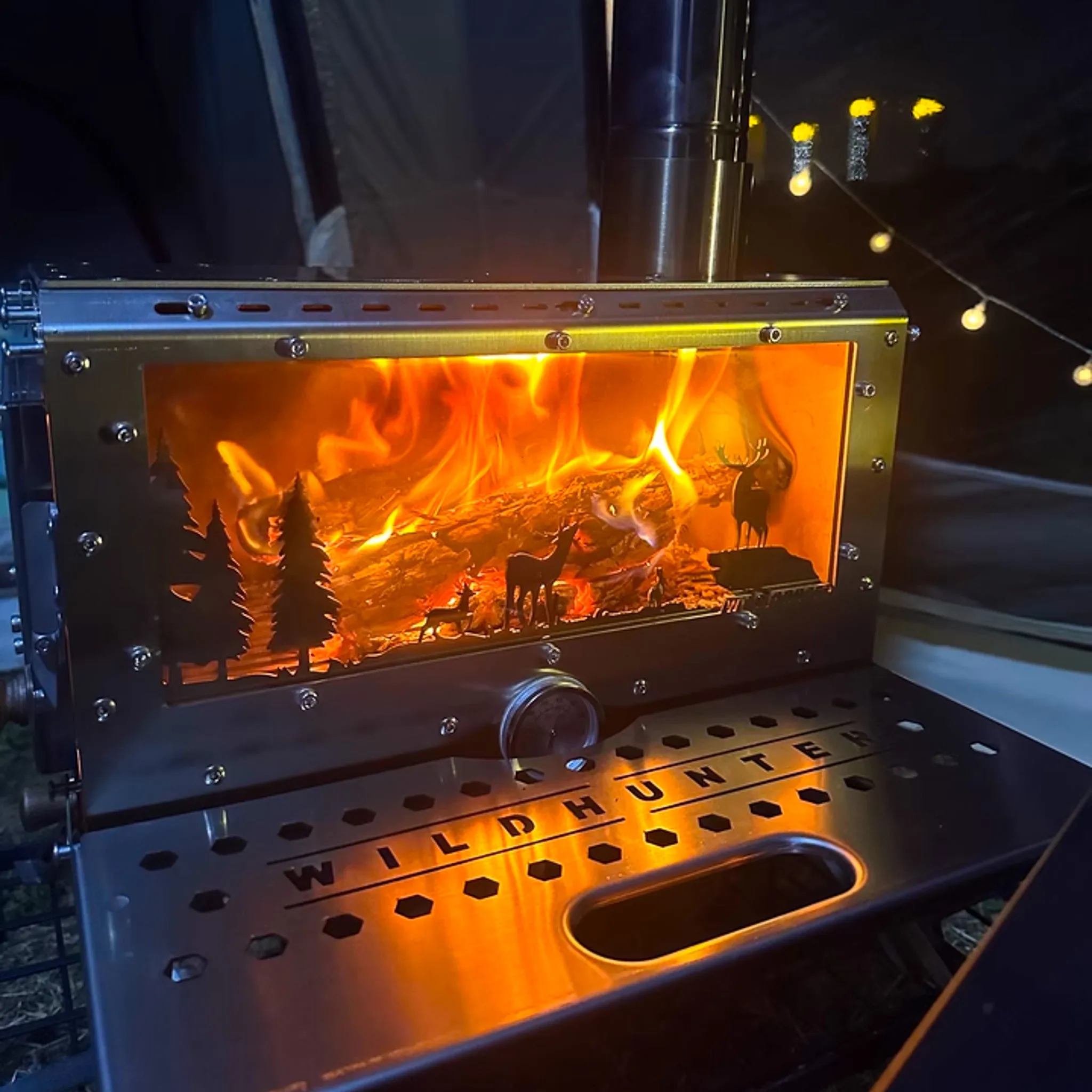 Wild Hunter | Camping Stove, Stainless Steel Folding Campfire Oven