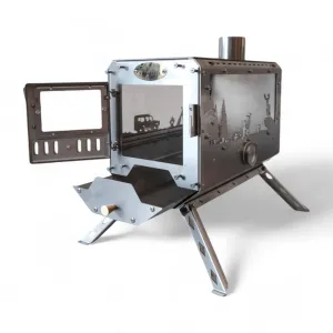 Wild Hunter | Camping Stove, Stainless Steel Folding Campfire Oven