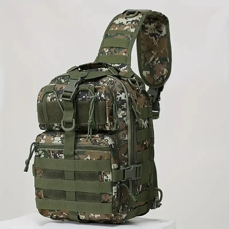 Wild West Outfitters Men's Lightweight Durable Nylon Shoulder Sling Backpack