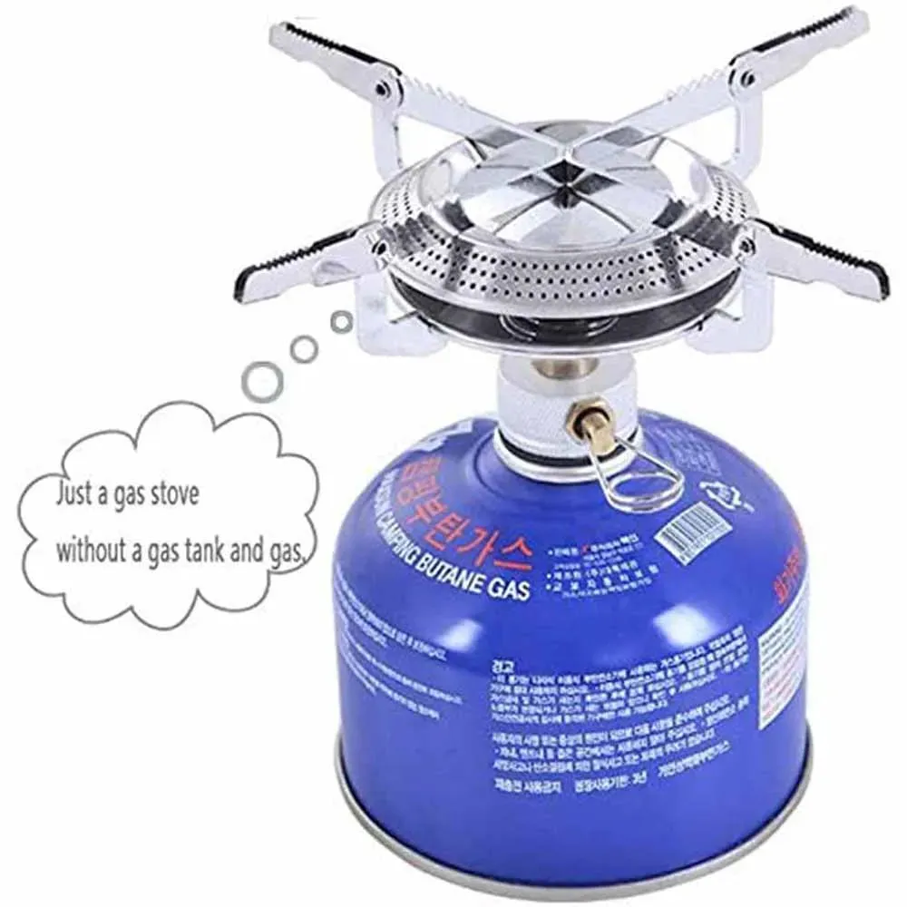 Windproof Camping Gas Stove – Portable Foldable Stove for Outdoor Cooking