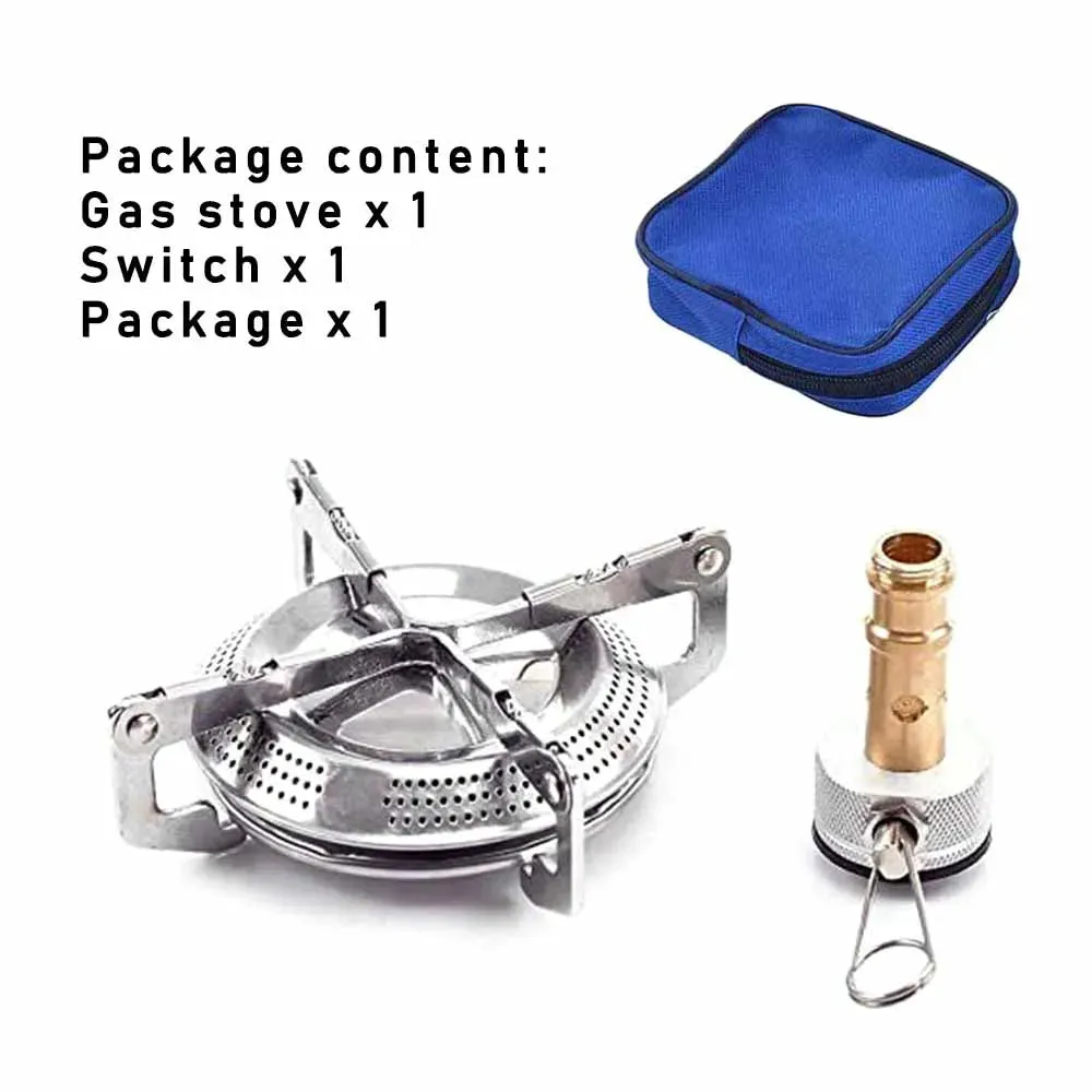 Windproof Camping Gas Stove – Portable Foldable Stove for Outdoor Cooking