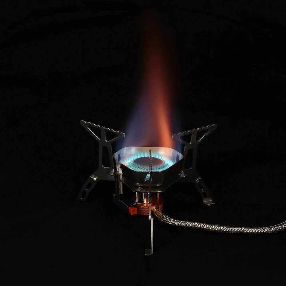 Windproof Camping Stove - Outdoor Gas Cooker for Camping and Hiking