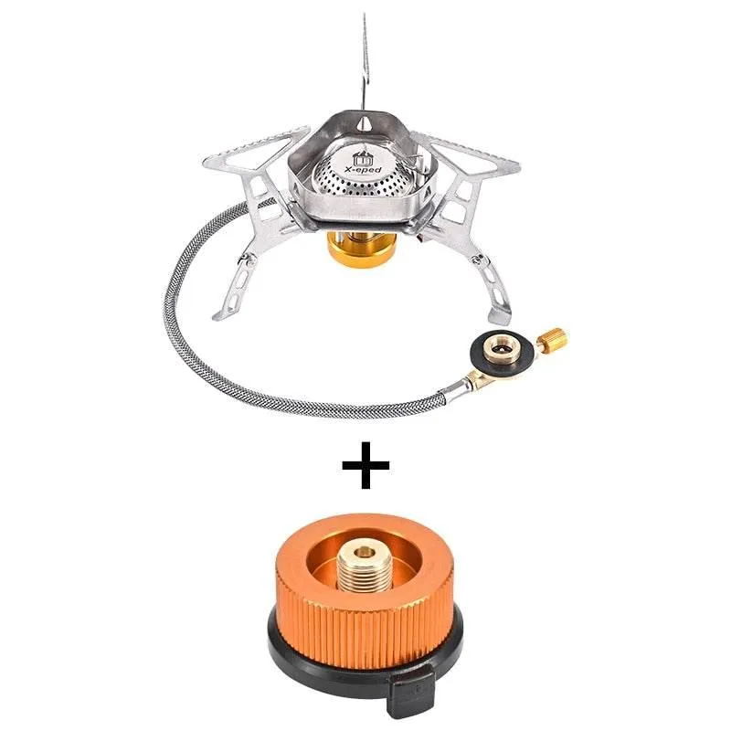 Windproof Camping Stove - Outdoor Gas Cooker for Camping and Hiking