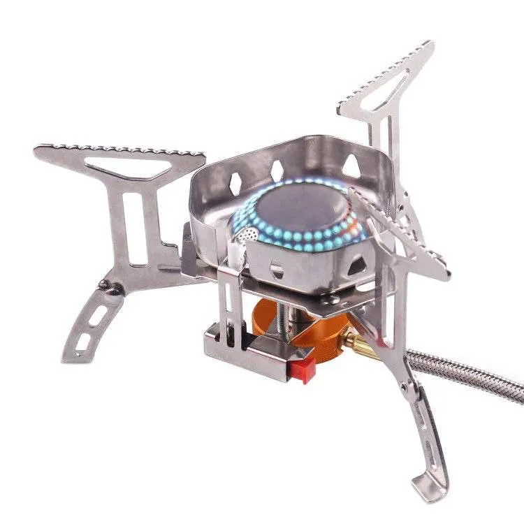 Windproof Camping Stove - Outdoor Gas Cooker for Camping and Hiking