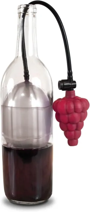 Wine Preserver (Burgundy): Wine Saver, Saves Red and White Wine, Reusable Stopper Sealer, as seen on Shark Tank