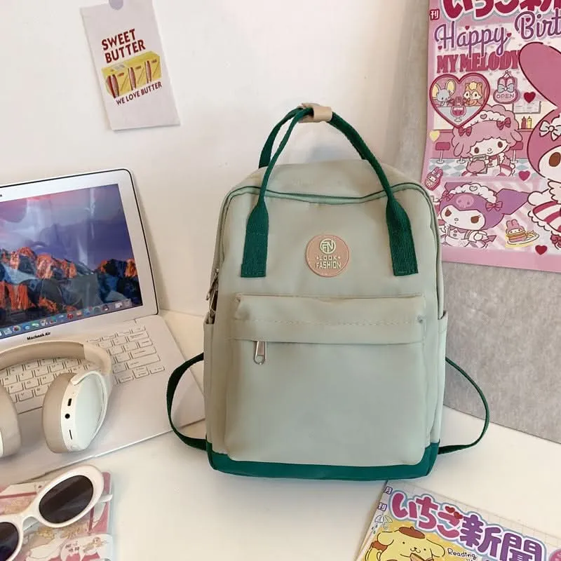 Women's Waterproof Nylon Backpack – Lightweight Bag with Laptop Compartment