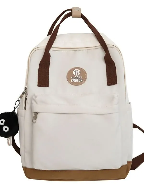 Women's Waterproof Nylon Backpack – Lightweight Bag with Laptop Compartment