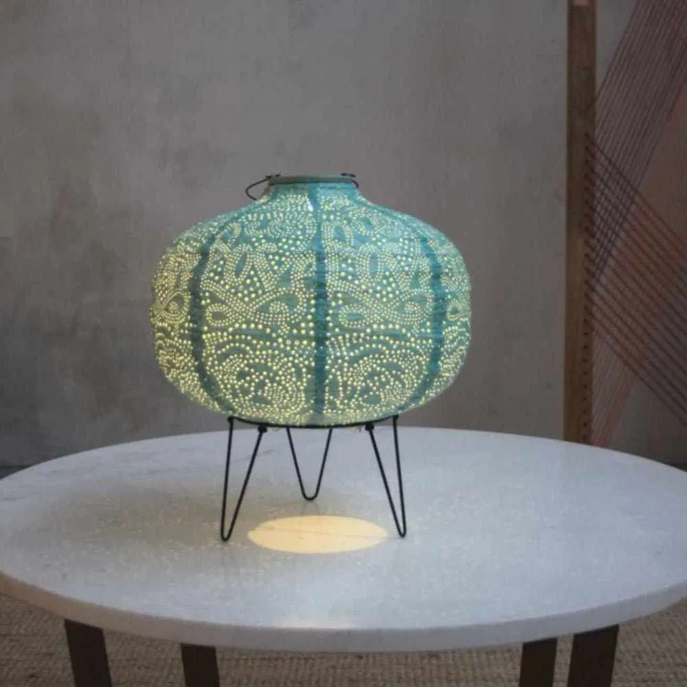 x3 Solar Lantern Pumpkins & Dome