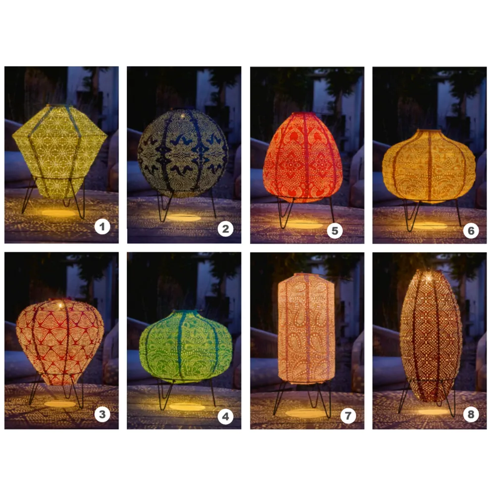 x8 Solar Lantern Patio Pack