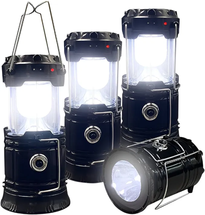 XTAUTO Solar Camping Lantern 4 pack