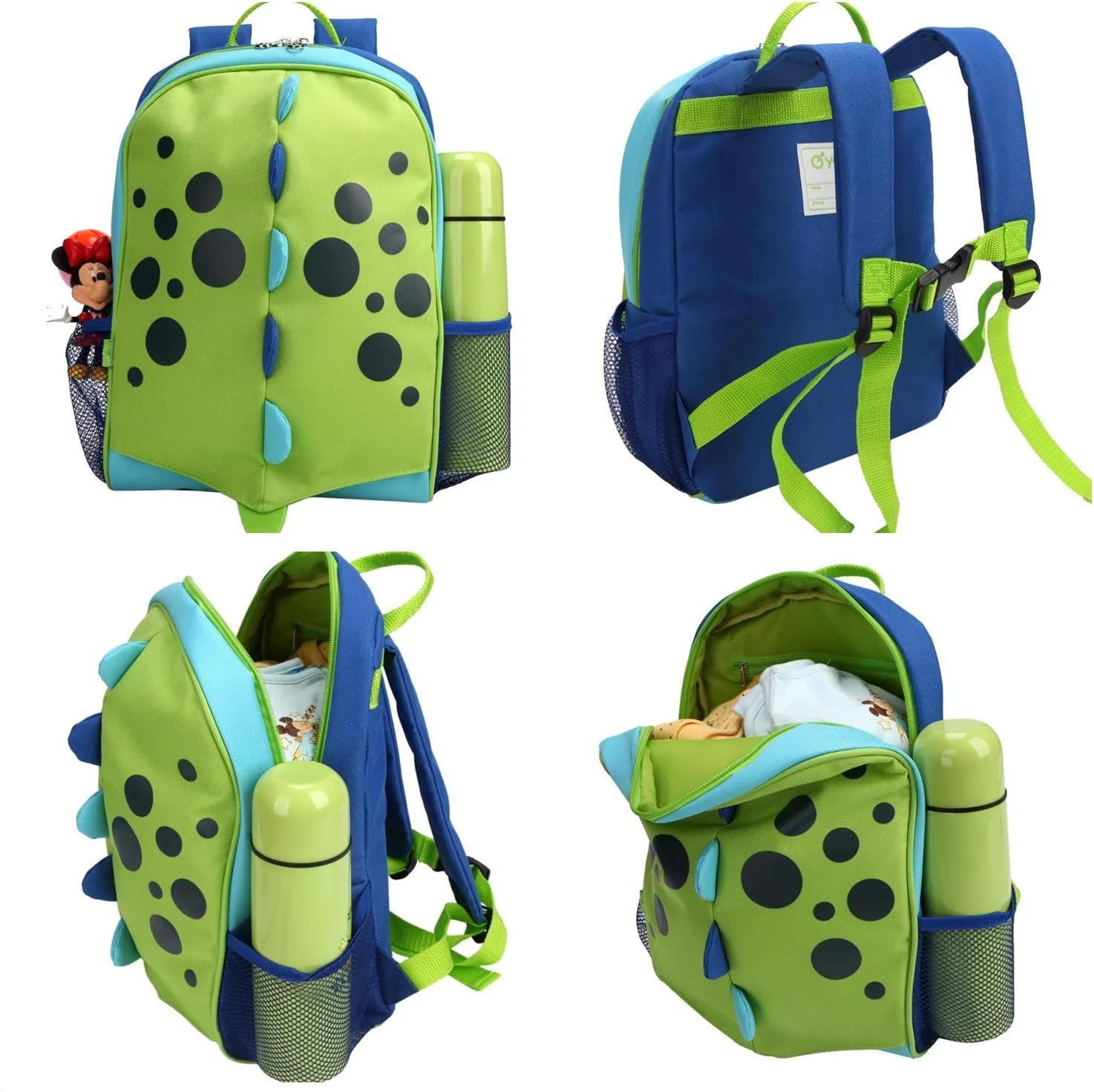 Yodo Little Kids School Bag Pre-K Toddler Backpack - Name Tag and Chest Strap