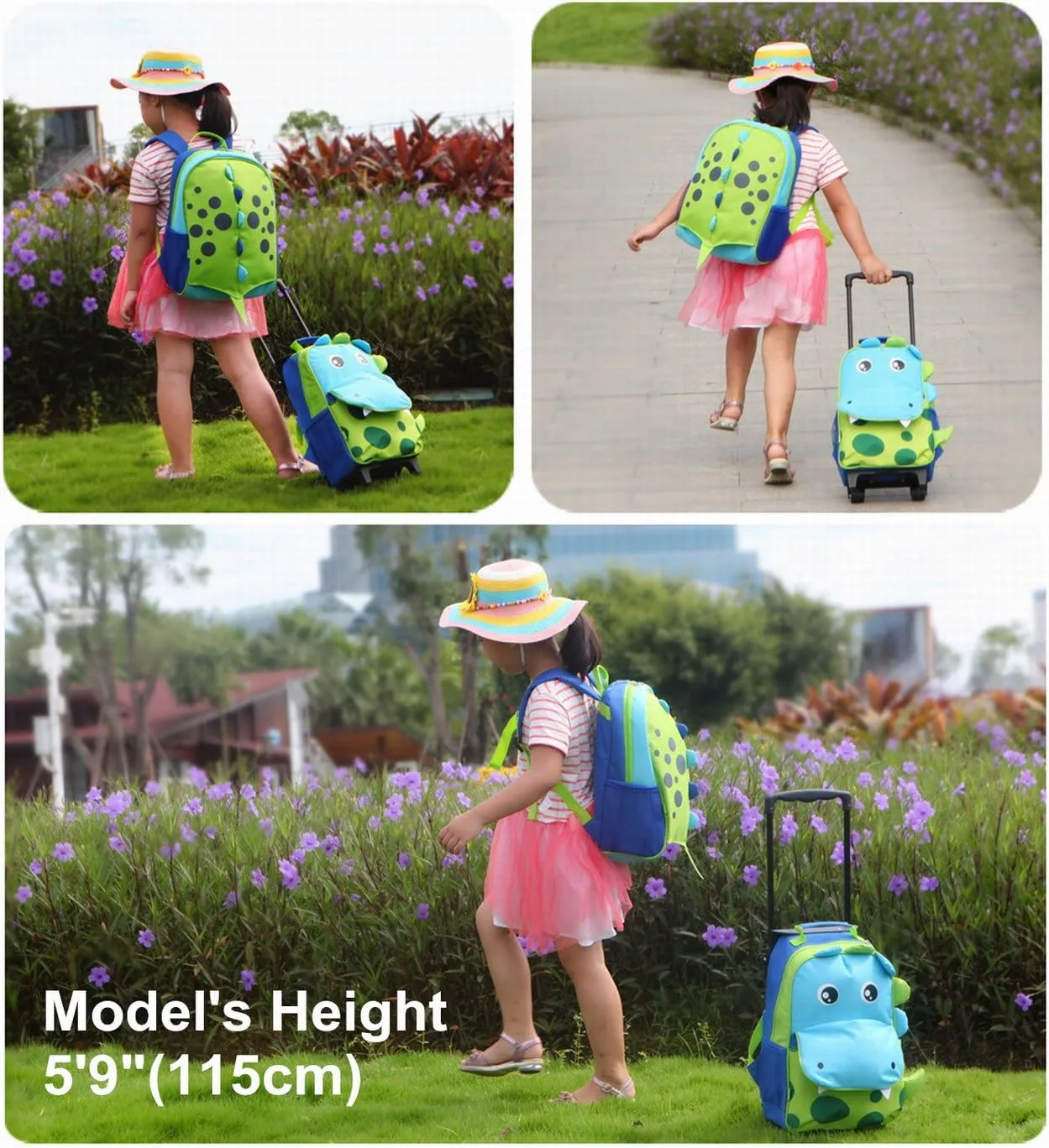 Yodo Little Kids School Bag Pre-K Toddler Backpack - Name Tag and Chest Strap