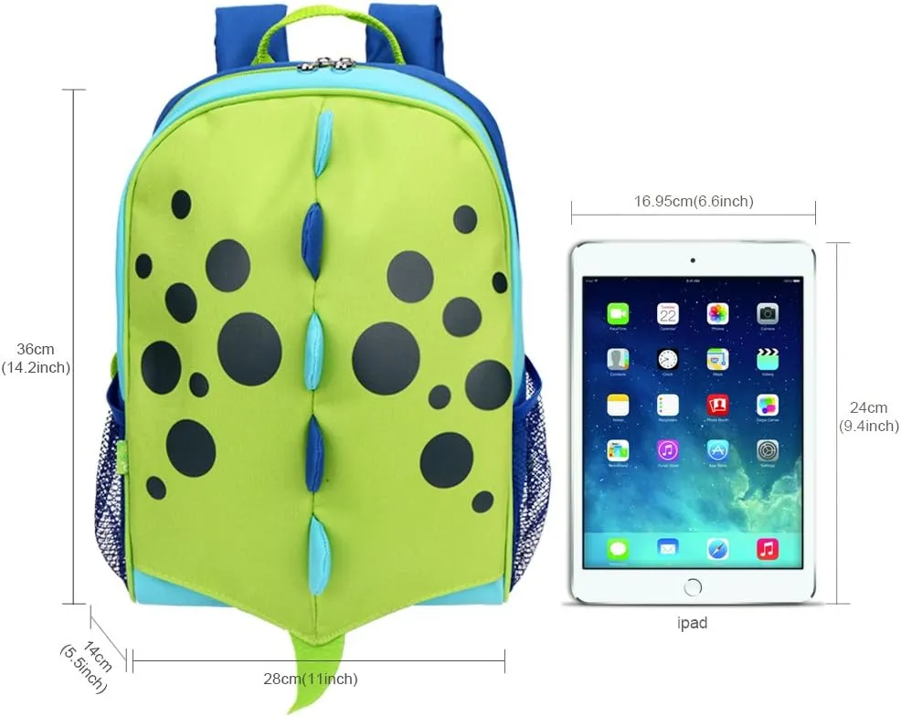 Yodo Little Kids School Bag Pre-K Toddler Backpack - Name Tag and Chest Strap