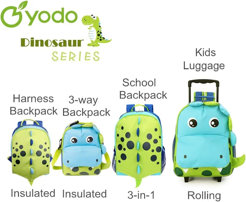 Yodo Little Kids School Bag Pre-K Toddler Backpack - Name Tag and Chest Strap