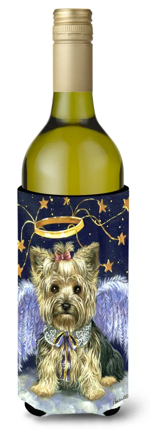 Yorkie Christmas Family Tree Wine Bottle Hugger PPP3131LITERK