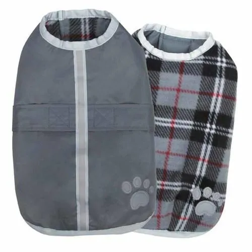 Zack and Zoey Noreaster Dog Blanket Coat - Gray